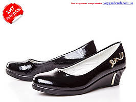 Чорні туфлі для дівчинки (код1275-00) 37