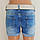 Шорти жіночі джинсові короткі з ременем р 25-30, фото 3