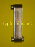 Теплообмінник гарячої води (вторинний) 16 Fin Daewoo Gasboiler DGB-250, 300 MSC/MES, фото 4