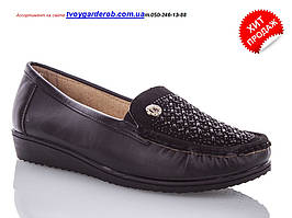 Жіночі туфлі чорні Saimaoji р 41 (код 1151-00)
