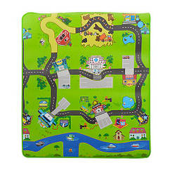Дитячий розвиваючий ігровий килимок Babypol Бебипол Тепла підлога для дітей M3511