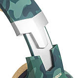 Геймерські навушники Kotion Each G2600 з поворотним мікрофоном (Хакі), фото 5