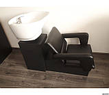 Підстава для миття Чіп (БЕЗ крісла): раковина для перукарень+сантехніка+станина (без крісла) VM2024, фото 4