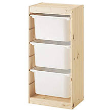 Стелаж з 3-контейнерами TROFAST 44x30x91 см IKEA 291.030.07