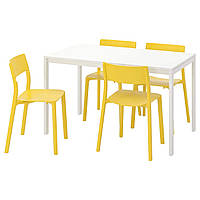 Стол и 4 стула MELLTORP / JANINGE IKEA 391.614.88