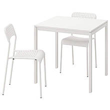 Стіл і 2 стільці MELLTORP / ADDE IKEA 490.117.66