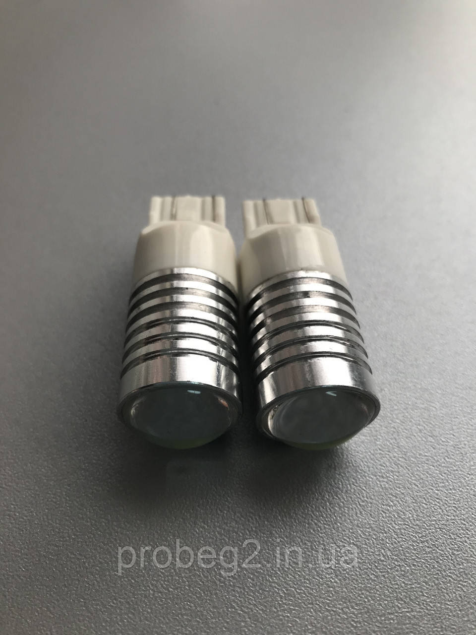 Світлодіодні лампи w21w заднього ходу COB 9 W лінза 780 lm. 2 шт., фото 1