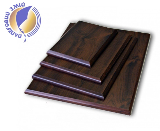 Підкладка дерев'яна прямокутна з отвором для кріплення (15х20см)