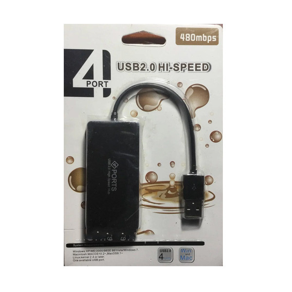 USB Hub на 4 порта TD4010 USB 2.0 Хаб, фото 1