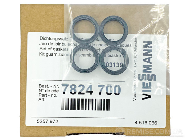 Уплотнение проточного теплообменника Viessmann - 7824700