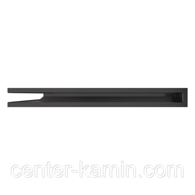 Вентиляционная решетка для камина угловая левая SAVEN Loft Angle 60х600х800 графитовая - фото 3 - id-p1170994836