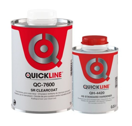 Лак Quickline QC-7600 SR Clearcoat стійкий до подряпин + ЗАТВЕРДНИК