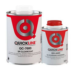 Лак Quickline QC-7600 SR Clearcoat стійкий до подряпин + ЗАТВЕРДНИК