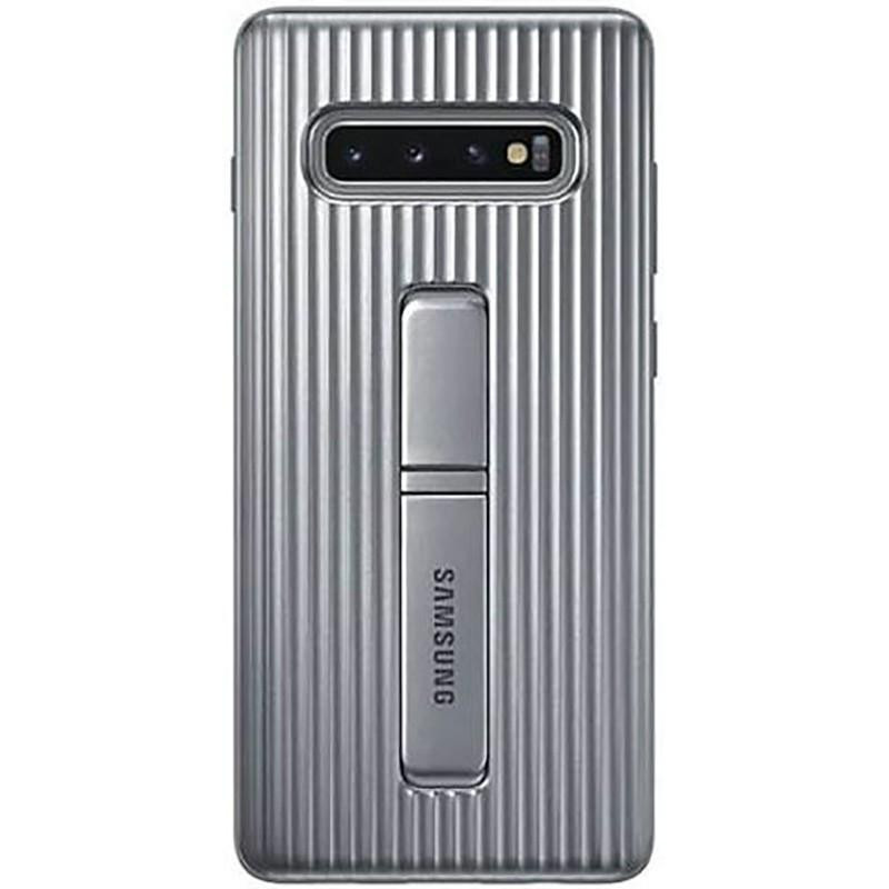 Оригінальний чохол Samsung Protective Standing Cover Silver для Galaxy S10 Plus SM-G975