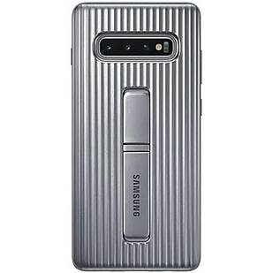 Оригінальний чохол Samsung Protective Standing Cover Silver для Galaxy S10 Plus SM-G975