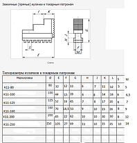 Кулачки токарні прямі для патрона K11-160, фото 5