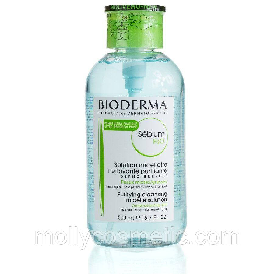 Мицеллярная вода Bioderma Sebium 500 мл:оптовая продажа, цена в Украине ...