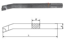 Резец расточной (тип1) для обработки глухих отверстий (специальный ИР197) (25х16х200) Т15К6 - фото 1 - id-p209961024