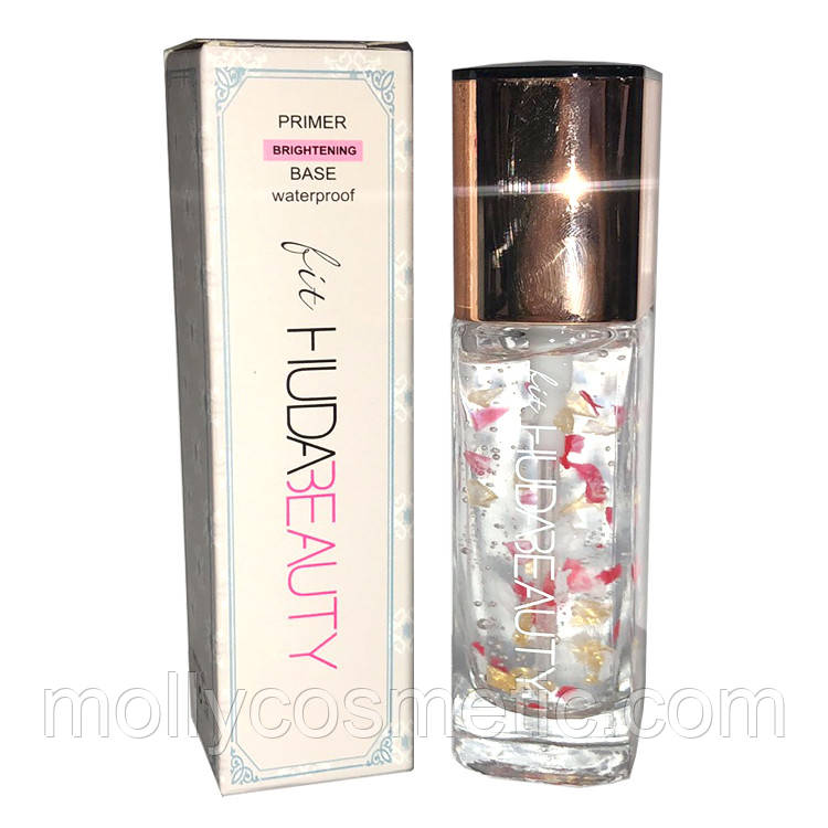 Праймер база Brightening Base Waterproof з пелюстками HUDABEAUTY 35ml, фото 1