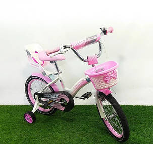 Детский велосипед Crosser Kids Bike 16" розовый, фото 2