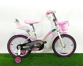 Детский велосипед Crosser Kids Bike 16" розовый, фото 2