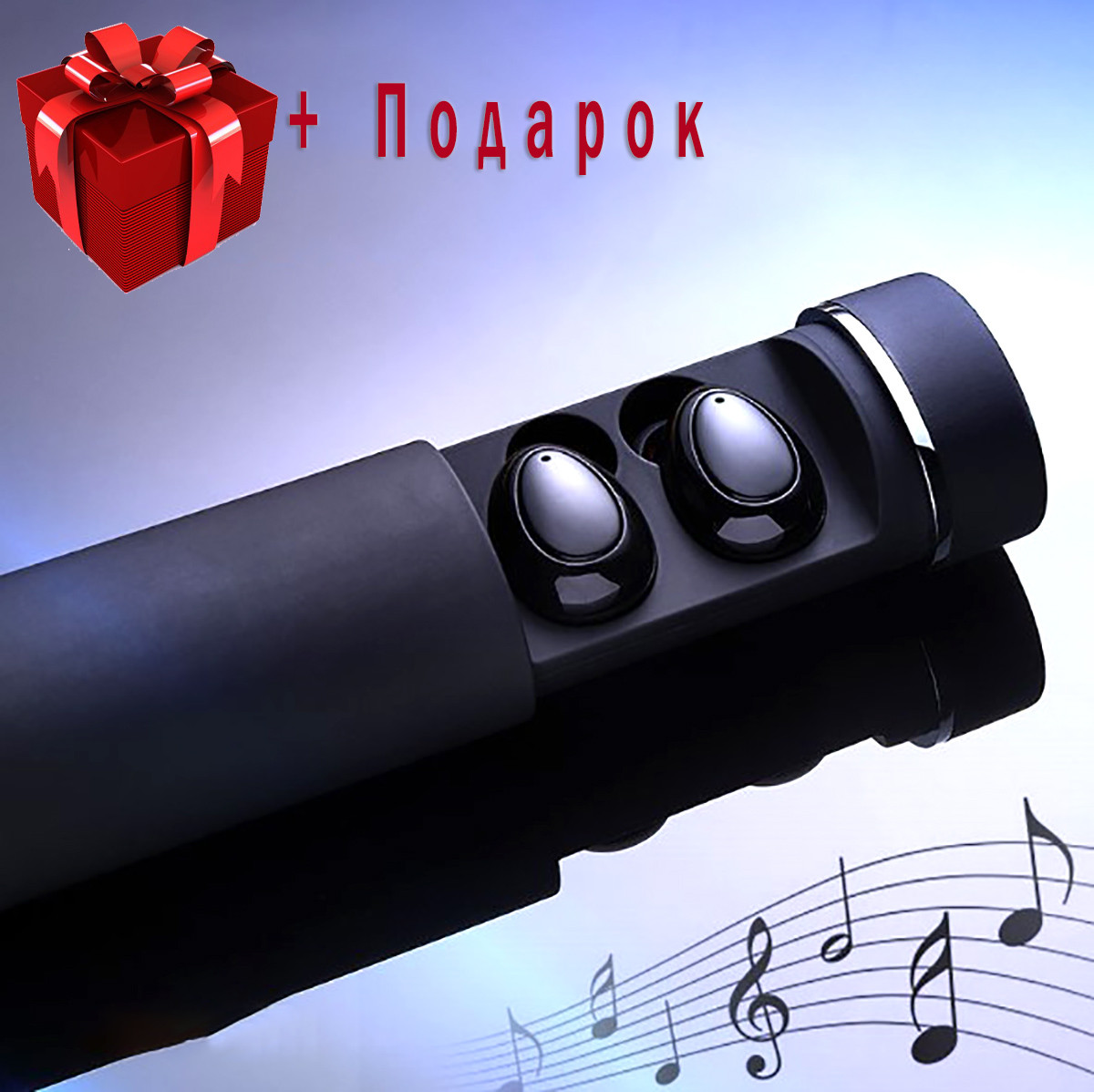 Бездротові навушники блютуз гарнітура Bluetooth навушники Wi-pods X7 ОРИГІНАЛ чорні, фото 1