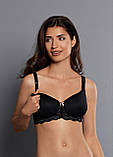 Бюстгальтер для годування з щільною чашкою, без кісточки чорний 5086, фото 2