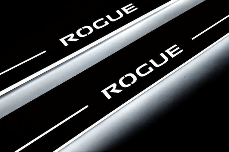 Накладки на пороги для Nissan Rogue II (2015-н. д.), фото 1