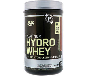 Протеїн - Гідролізат сироваткового протеїну - Optimum Nutrition Platinum HydroWhey 794 g