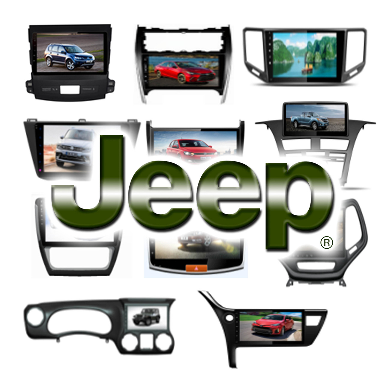 Штатна магнітола Jeep/Джип. Будь-які моделі
