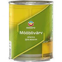 Eskaro Mooblivarv 0,9л Водоразбавляемая акриловая краска для мебели и других деревянных поверхностей