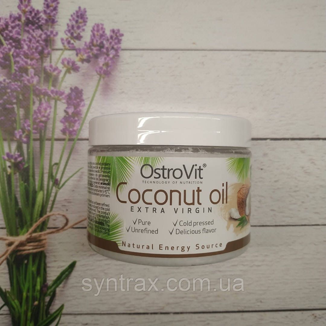 Ostrovit Coconut Oil Extra Virgin 400 g, нерафінована кокосова олія