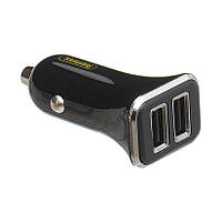 USB Car Charger 2.4A 2*USB Remax RCC-203 Black