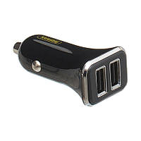 USB Car Charger 2.4 A 2*USB Remax RCC-203 Black