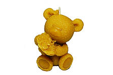 Форма для свічок - Ведмедик з квітами