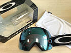 Гірськолижна маска Oakley Flight Deck Matte Black Лінза Prizm Sapphire Iridium, фото 3