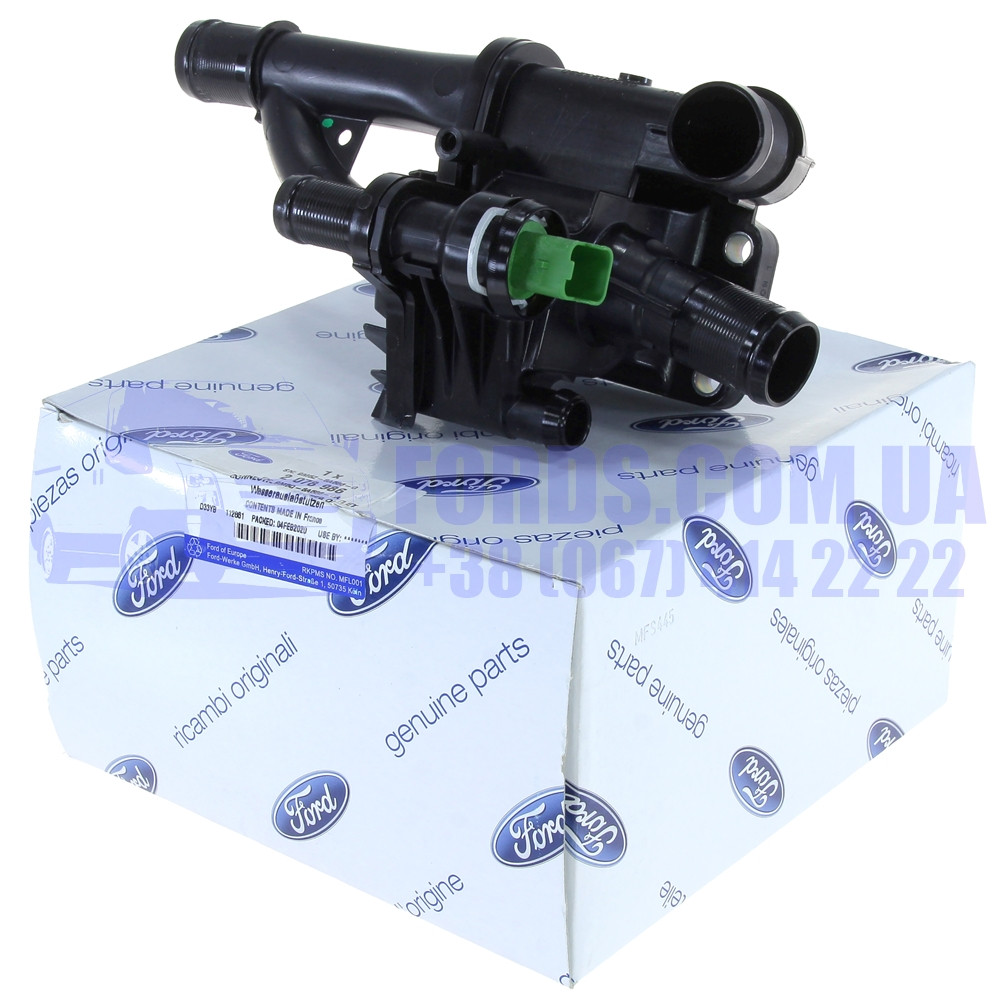 Корпус термостата FORD FOCUS C-MAX/FIESTA/CONNECT/COURIER/KUGA 2003- (1.6 TDCI/1.5 SOHC)