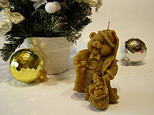 Форма для свічок - Новорічне ведмежа