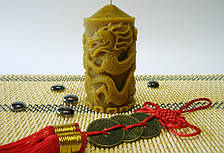 Форма для свічок - Свічка з драконом