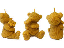 Форма для свічок - Ведмедик з букетом
