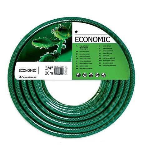 Шланг поливальний армований Польща Economic Cellfast 3/4 20 м 3-шаровий, фото 1