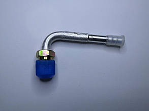 Фітінг №8, 90', алюміній, гайка з зовнішньою різьбою