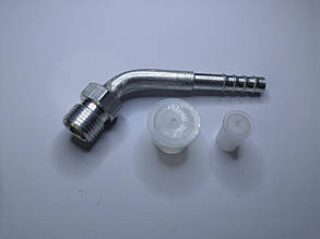 Фітінг №8, 45', зворотній, алюміній