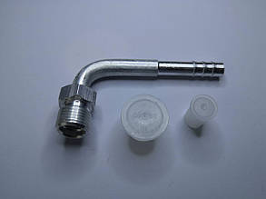 Фітінг №6, 90', зворотній, алюміній