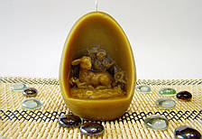 Форма для свічок - Яйце з ягням