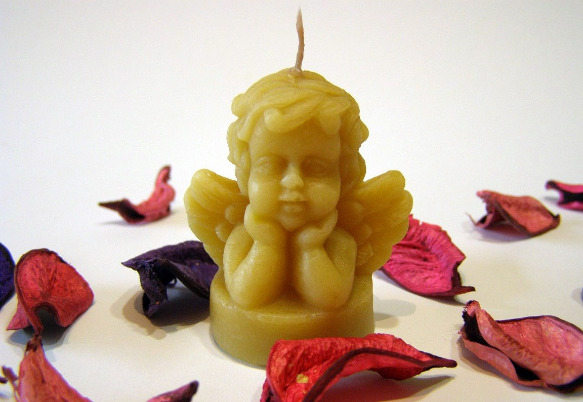 Форма для свічок - Янгол да Вінчі, фото 1