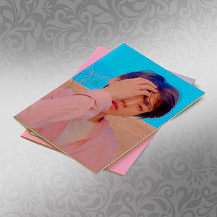 Скетчбук А5 кремові листи BTS 30 аркушів 008