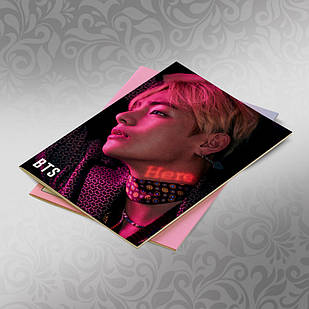 Скетчбук А5 кремові листи BTS 30 аркушів 010