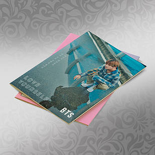 Скетчбук А5 кремові листи BTS 30 аркушів 011