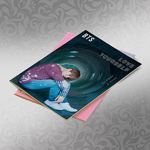 Скетчбук А5 кремові листи BTS 30 аркушів 012